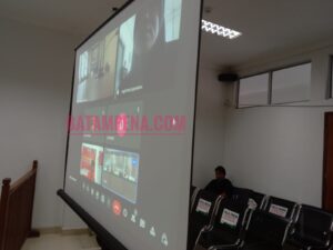 Suasana sidang terdakwa Ita Puspita di PN Batam. (Foto: JP - Batampena.com)