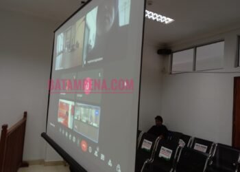 Suasana sidang terdakwa Ita Puspita di PN Batam. (Foto: JP - Batampena.com)