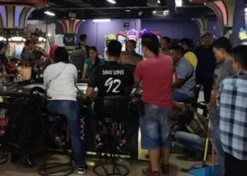 Suasana di arena Jackpot Dunia Fantasi 2.