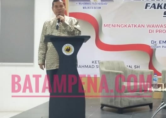Dekan Fakultas Hukum Unrika, Dr. Tri Artanto S.H, M.H (Foto: kiriman dari mahasiswa Fakultas Hukum Unrika, Jonrius Sinurat)