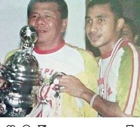 Benny Dollo bersama Firman Utina.