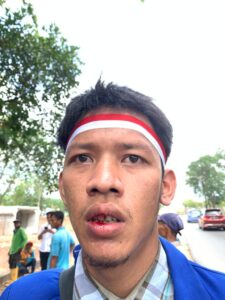 Salah satu aktivis PMII diduga mengalami tindakan penganiayaan.
