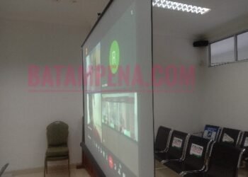 Suasana sidang perkara pengemplang pajak atas nama terdakwa Yelly. Sumber foto: JP - BATAMPENA.COM