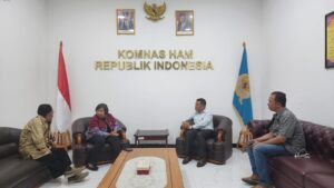 Anggota DPRD Provinsi Kepri, Uba Ingan Sigalingging bersama Komnas HAM RI. (Sumber foto: Dokumentasi pribadi Uba Ingan Sigalingging)