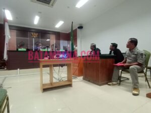 Suasana persidangan terdakwa Budi Sudarmawan. Sumber foto: JP - Batampena.com