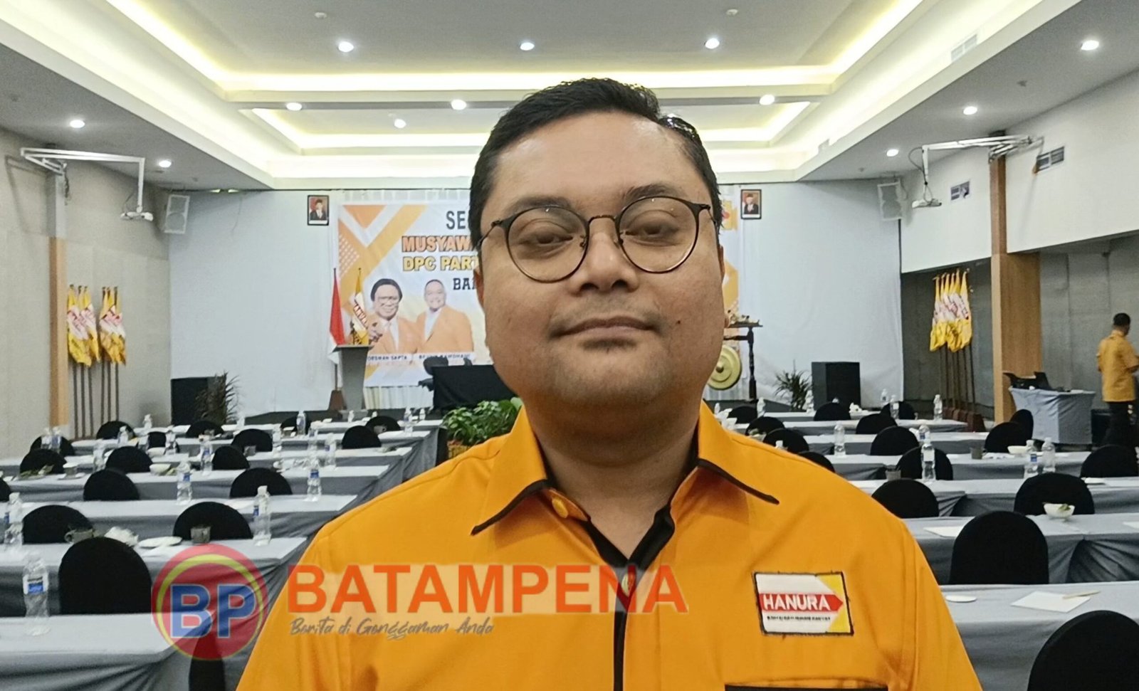Calon ketua DPC Partai Hanura Kota Batam, Roni Putra Yeremia Nainggolan.(Sumber foto: JP - BatamPena.com)