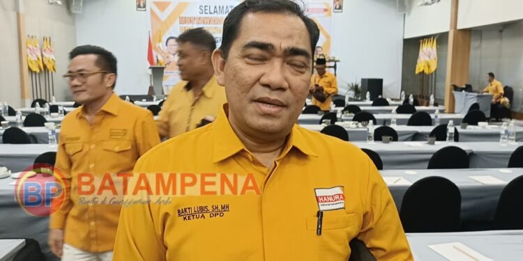 Ketua DPD Partai Hanura Provinsi Kepri, Bakti Lubis. (Sumber foto: JP - BatamPena.com)