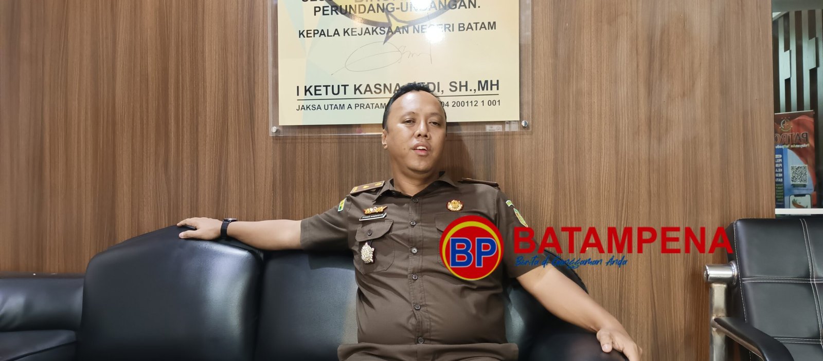 Kasi Intel Kejari Batam, Tiyan Andesta. (Sumber foto: JP - BatamPena.com)