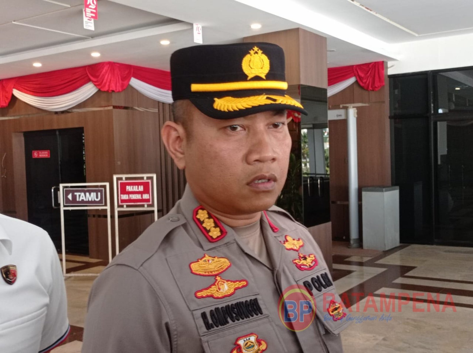 Kapolresta Barelang, Kombespol Heribertus Ompusunggu.(Sumber foto: JP - BatamPena.com)