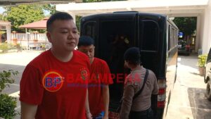 Bos judol W88 atas nama Fandias dan Juni Hendrianto. (Sumber foto: JP - BatamPena.com)