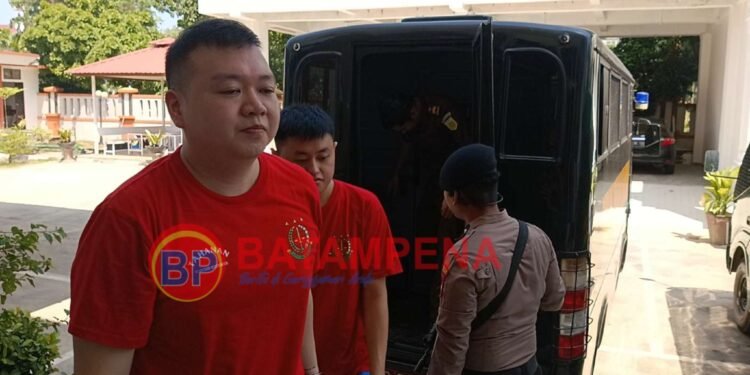 Bos judol W88 atas nama Fandias dan Juni Hendrianto. (Sumber foto: JP - BatamPena.com)