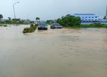 Suasana Batam yang kerap banjir ketika diguyur hujan. Sumber Foto: Redaksi BatamPena.com yang diambil pada Rabu (09 April 2025)