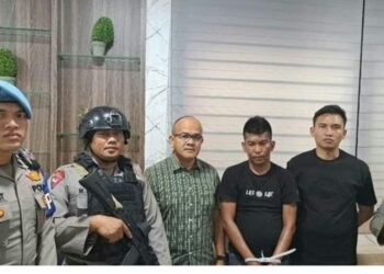 Alpa Patria Lubis ditangkap polisi. (Sumber foto: Polda Sumut)