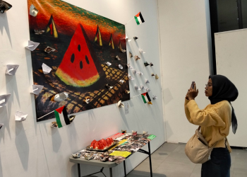 Melalui Lukisan dan Potongan Semangka, Dosen IKJ Beri Dukungan untuk Gaza