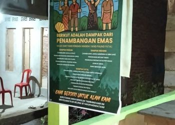 Gerakan Penolakan Tambang Emas di Seluma, Warga Kirim Surat Terbuka ke Pemimpin