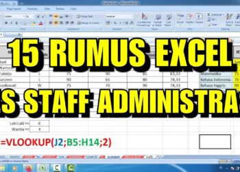 35 Soal Tes Excel: Dasar, Rumus, Fungsi & Jawaban