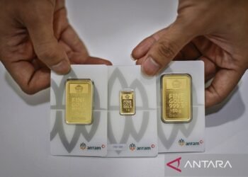 Emas Antam Senin 12 Jan 2026: Rp2,63 Juta/Gram