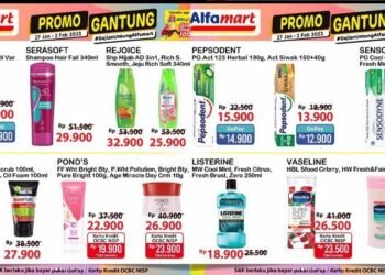 Promo Indomaret, Alfamart, Superindo 4 Januari diskon 30 persen hingga gratisan