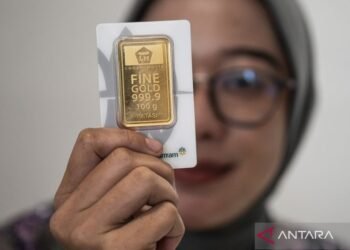 Emas Merosot Minggu Ini: Antam, Galeri24, UBS Kompak Turun