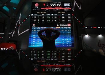 IHSG Merosot, Saham AMMN, PANI, BREN Tergelincir