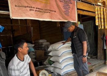 Beras Stabil, Polres Banggai Pantau Harga di Pasar Simpong