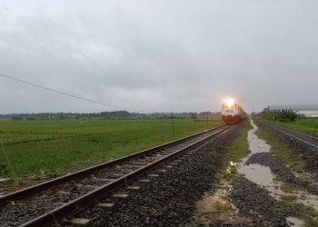 Banjir Grobogan Lumpuhkan KA Jalur Utara