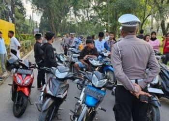 Balap Liar Subuh Mamuju: 7 Motor Knalpot Brong Diamankan Polisi