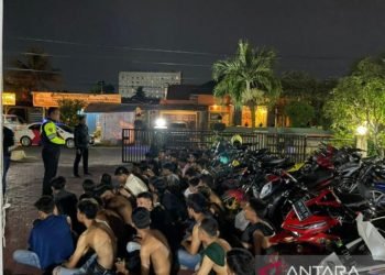 Polisi Gerebek Balap Liar Tanahbumbu, 12 Remaja Diamankan Bersama Sajam