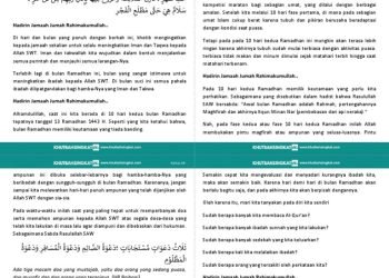 Muhasabah 10: Akar Kata, Puncak Makna