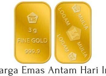 Harga Emas 3 Maret 2026: Antam Rp3,38 Juta/Gram, UBS & Galeri 24 Kompak Naik