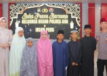 Polres Sigi Berbagi Kasih di Panti Nurul Ilahi Maku