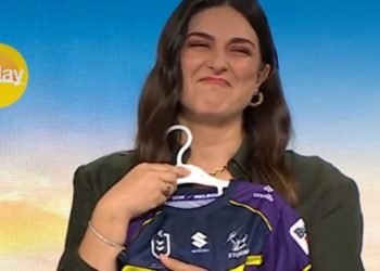 NRL Star’s Cheeky Baby Bump Gift for Today Host