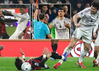 Man United Confused as Amad Misses Penalty Before Maguire’s Red Card