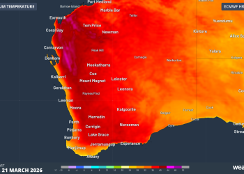 Searing heat lingers over WA’s west coast