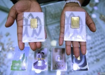 Emas Antam Rabu 1 April 2026: Turun Jadi Rp 2,8 Juta/Gram