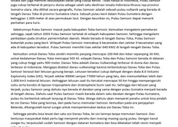 Danau Toba: Danau Vulkanik Terbesar di Dunia dengan Keunikan Pulau Samosir dan Budaya Batak
