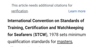Pengertian STCW Certification: Sertifikasi Standar Internasional untuk Pelaut