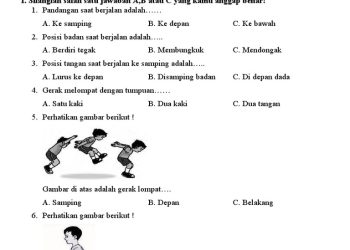 Soal HOTS PJOK Kelas 11 SMA Bab 6: Gaya Hidup Aktif dan Sehat