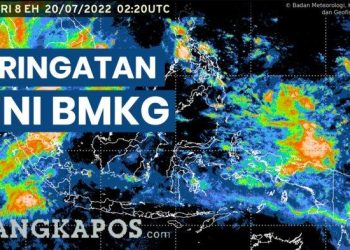 Peringatan Dini Cuaca: Semarang Diguyur Hujan Petir Hari Ini