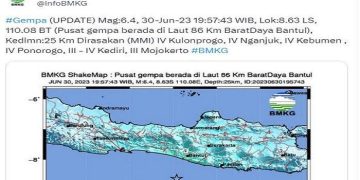 BMKG: 1241 Gempa Susulan Terjadi Hingga 7 April 2026, Guncang Sulut dengan Magnitudo 7,6