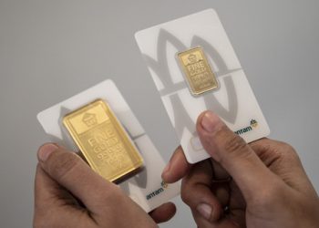Harga emas Antam turun, Galeri24 naik jadi Rp 2.886.000/gram