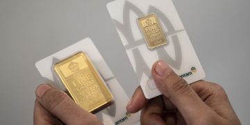 Harga emas Antam turun, Galeri24 naik jadi Rp 2.886.000/gram