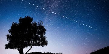 Were the lights in the night sky UFOs?