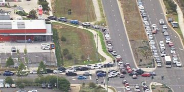 Police called, traffic chaos as drivers battle for free fuel