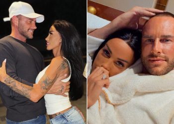 Katie Price and Lee Andrews steal a loving moment after truth emerges