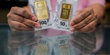 Harga emas Antam turun, cek update hari ini Senin April 2026 di Palembang