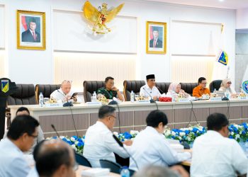 Gubernur Suhardi Berduka Menerima Kehadiran Wamen HAM, Bahas Kondisi Sosial dan Stabilitas Daerah