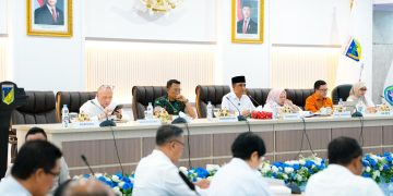 Gubernur Suhardi Berduka Menerima Kehadiran Wamen HAM, Bahas Kondisi Sosial dan Stabilitas Daerah