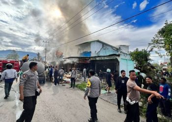 15 Ruko Ludes Terbakar di Wamena, Tidak Ada Korban Jiwa