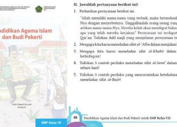 Jawaban PAI Kls 7 Kurikulum Merdeka Hal 48: Soal 4